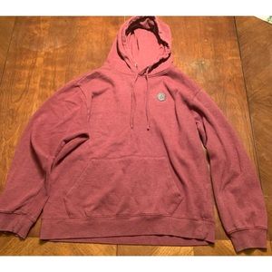 Mens’ Burgundy Volcom Pullover Hoodie (Size: L)